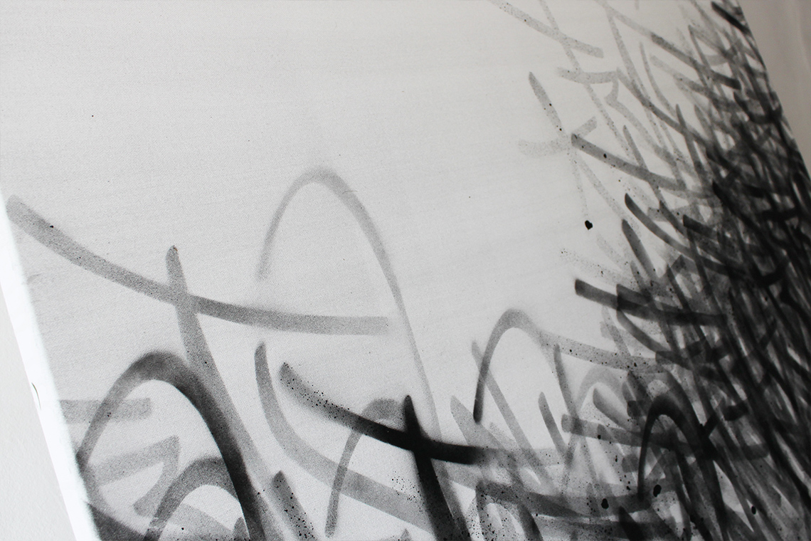 Toile graffiti art contemporain